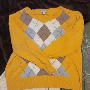 Plaid sweater
